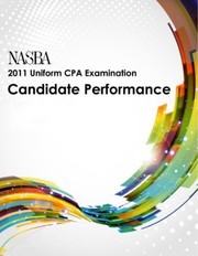 Cover of: Candidate Performance on the Uniform CPA Examination by National Association of State Boards of Accountancy