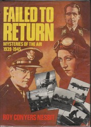 Cover of: Failed to return by Roy Conyers Nesbit