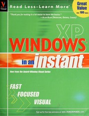 Cover of: Windows XP in an instant. by 