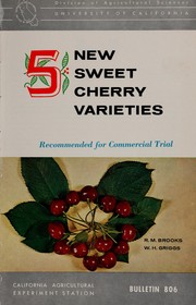 Cover of: 5 new sweet cherry varieties recommended for commercial trial