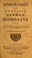 Cover of: Aphorismes de Monsieur Herman Boerhaave