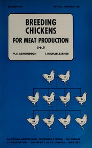 Cover of: Breeding chickens for meat production