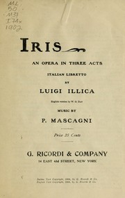 Cover of: Iris: an opera in three acts