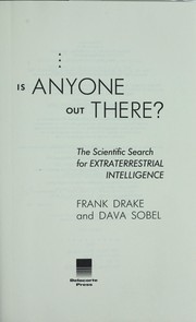Cover of: Is anyone out there? by Frank D. Drake