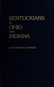 Cover of: Kentuckians in Ohio and Indiana