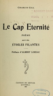 Cover of: Le cap Éternité: poème suivi des Étoiles filantes