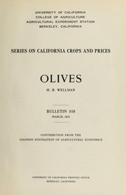 Cover of: Olives