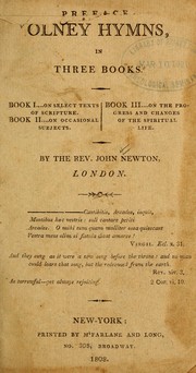 Cover of: Olney Hymns by by John Newton