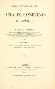 Cover of: Précis iconographique de bandages by Joseph Marie Achille Goffres