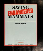 Cover of: Saving endangered mammals | Thane Maynard