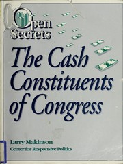 Cover of: The cash constituents of Congress