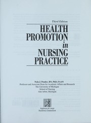 Cover of: Health promotion in nursing practice