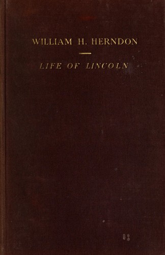 Herndon's Life of Lincoln by William Henry Herndon