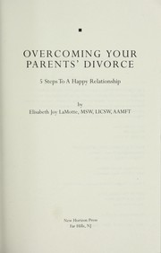 Cover of: Overcoming your parents