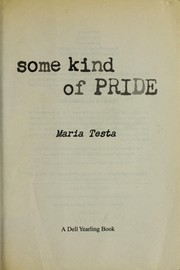 Cover of: Some kind of pride