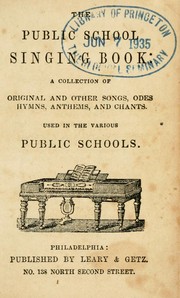 Public school singing book