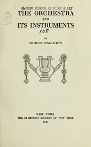 Cover of: The orchestra and its instruments