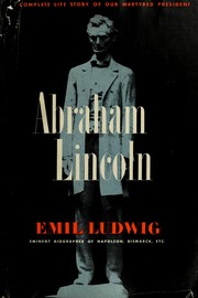 Cover of: Abraham Lincoln by Emil Ludwig