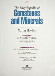 Cover of: The encyclopedia of gemstones and minerals