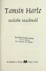 Cover of: Tamsin Harte by Macdonald, Malcolm