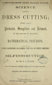 Cover of: A self-teaching dress making system... by E. P. Minier