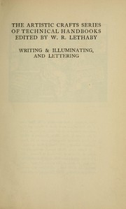 Cover of: Writing & illuminating, & lettering