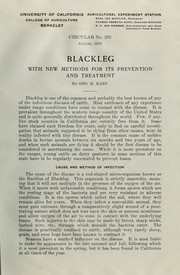 Blackleg by G. H. Hart