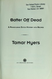 Cover of: Batter off dead by Tamar Myers