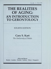 Cover of: The realities of aging: an introduction to gerontology