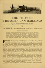 Cover of: The story of the American railroad by Albert Bushnell Hart