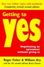 Cover of: Getting to Yes by Roger Drummer Fisher, William Ury