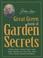Cover of: Jerry Baker's Great Green Book of Garden Secrets