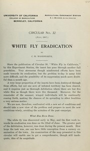 White fly eradication by C. W. Woodworth
