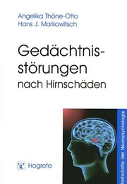 Cover of: Gedächtnisstörungen nach Hirnschäden