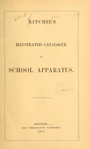 Cover of: Ritchie's illustrated catalogue of school apparatus