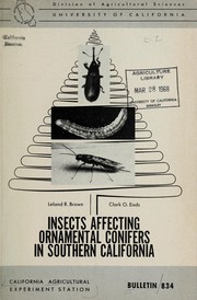 Cover of: Insects affecting ornamental conifers in southern California