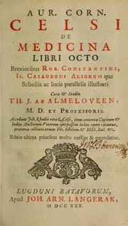 De Medicina Libri Octo 1730 Edition Open Library