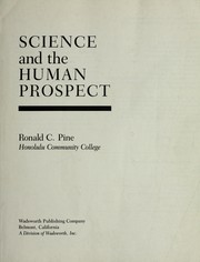 Cover of: Science and the human prospect