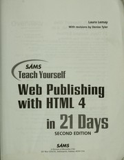 Cover of: Sams teach yourself Web publishing with HTML 4 in 21 days