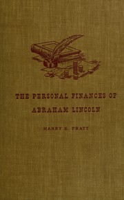 Cover of: The personal finances of Abraham Lincoln