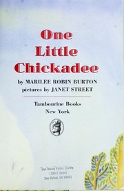 Cover of: One little chickadee