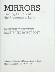 Cover of: Mirrors by Bernie Zubrowski