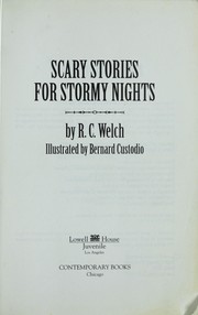 Scary stories for stormy nights by R. C. Welch