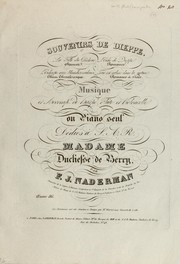 Cover of: Souvenir de dieppe