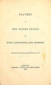 Cover of: Slavery in the United States by Ephraim Peabody