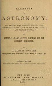 Cover of: Elements of astronomy