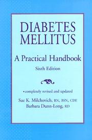Cover of: Diabetes mellitus by Sue K. Milchovich