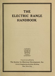 Cover of: The electric range handbook ...