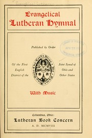 Cover of: Evangelical Lutheran hymnal: with music