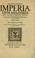 Cover of: Institvtionvm imperialivm analyseis, seu, Resolvtiones novae, propter tyrones iuris ciuilis scientiae schēmatismois delineatae